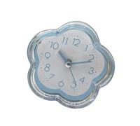 SIXRUN Sveglia Carina, Allarme Forte dal Design Silenzioso a Forma di Fiore per Chi Ha Il Sonno Pesante con Aspetto Unico e Opzioni di Colore per la Camera da Letto (Blue)