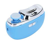 SIXRUN Tagliaunghie Elettrico, Tagliaunghie Automatico Ricaricabile per Neonati e Bambini, Plastica, 1 Elettrico, 1 Manuale di Istruzioni, Pennello, Cavo USB (BLUE)