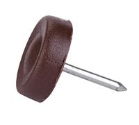 SIXRUN Tamponi per Gambe di Mobili, 100pci Antiscivolo per Chiodi per Sedia Tavolo Divano, Riduci il Rumore e Previeni l'Umidità (100 pezzi superficie piana 18 mm spessore 5 mm)