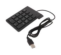 SIXRUN Tastierino Numerico Cablato Design Ergonomico Mini Tastierino Numerico con Digitazione Silenziosa per PC Portatile 18 Tasti ABS 1 unità (1PC)