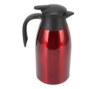 SIXRUN Teiera Sottovuoto a Tenuta Stagna in Acciaio Inossidabile con capacità di 2 Litri per Casa e Ufficio All'aperto in Acciaio Inossidabile 304 (Borgogna)