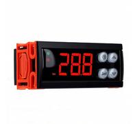 SIXRUN Termostato Digitale per Regolatore della Temperatura, Termostato per Freezer con Display LED in ABS con Funzione di Sbrinamento, da -58°F a 210°F per Frigorifero Incubatrice Scatola di Covata
