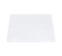 SIXRUN Trasparente per Documenti, Scatola Portadocumenti in Plastica Trasparente con Chiusura con Fibbia, per L'organizzazione Domestica Dell'ufficio in Classe (A4)