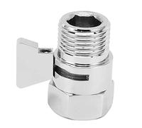 SIXRUN Valvola di Intercettazione per Doccia in Ottone, Ottone Resistente, Cartuccia in Ceramica a Prova di Perdite, Controllo del Flusso a Risparmio Idrico per Soffioni Doccia Standard e