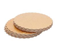 SIXRUN Vassoi per Torta Riutilizzabili da 10 Pezzi Sottotorta Rotondi in Cartone Resistente per Feste di Matrimonio, Compleanno, Perfetti per Esporre Vari Dessert, Base per Torta Oro + Argento (30,5