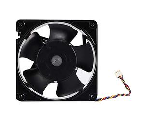 SIXRUN Ventola di Raffreddamento CC 24 V 18 W 4800 Giri/min, Ricambio in Lega di Alluminio con Flusso D'aria Elevato 182,4 CFM, con Resistenza Alle Alte Temperature, per Computer con