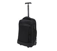 SIXRUN Zaino a Rotelle Sottovuoto, Grande capacità Zaino da Viaggio Impermeabile con Ruote e Antifurto Serratura a Combinazione per Uso Business e Quotidiano (BLACK)