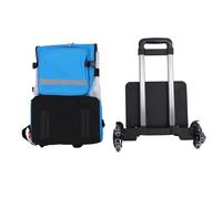 SIXRUN Zaino per Attrezzi per le Pulizie di Grande capacità con Materiale Robusto e Strisce Riflettenti per L'organizzazione dei Materiali di Pulizia Ideale per Bidelli Tessuto Oxford 18,9 X 13 X