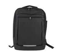 SIXRUN Zaino per Laptop da 15,6 Pollici con Porta di Ricarica USB Borsa per Computer da Viaggio in Acqua per Uomo Donna Nera con Cinghie Riflettenti