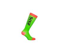 Sixs Calze A Compressione Recovery Verde/Rosso Fluo