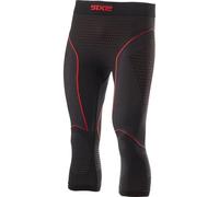 Sixs leggings termico 3/4 BlazeFit PNCW CU - Black/Red XL-XXL