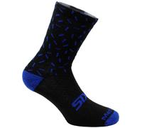 Sixs Merino, calze 44-47 male Nero/Blu