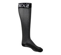 SiXS SIX2 CARBON-39/42, Calza Lunga Unisex Adulto, Black Carbon, 39/42