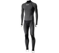 Sixs STX High Neck R V2 4-Season, tuta funzionale unisex M/L unisex Nero/Grigio