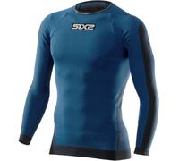 Sixs TS2, camicia funzionale a maniche lunghe unisex XL/XXL female Blu Scuro/Nero