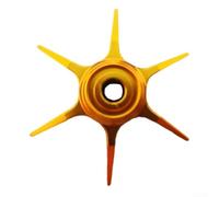 Sixstar trascinamento modificato in metallo per DAIWA per mulinello da pesca TATULA 300/400, ideale per riparazioni (oro scuro)