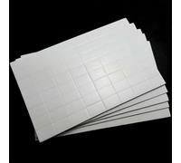 Sixstore 320 cuscinetti biadesivi in schiuma a doppio lato, quadrati, rettangolari, per artigianato, per casa, ufficio, pareti, cruscotto auto, cartelli da appendere, poster, foto, campanello