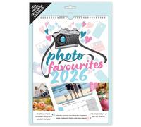 Sixstore Calendario 2025 con foto preferite, formato A4, rilegatura a spirale, da appendere, con visualizzazione mensile, calendario fotografico personalizzato, calendario da parete