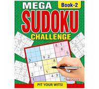 Sixstore Mega Sudoku - Libro di puzzle formato A5 da viaggio, oltre 200 puzzle, giochi cerebrali, libri, colore: verde