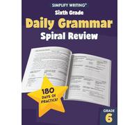Sixth Grade Daily Grammar Practice and Spiral Review