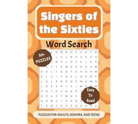 Sixties Singers Word Search Puzzle Book