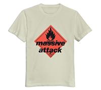 Sixtion Soulya Men's Massive Attack Blue Lines Hip Pop Cotton T Shirt Size US White XX-Large