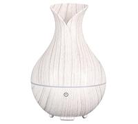 SIXTOL Bloom Aroma Difuzer 200 ml, umidificatore ad ultrasuoni, per umidificare e profumare la casa, la camera da letto, l'ufficio, diffusore di aromaterapia, per oli essenziali (legno bianco)