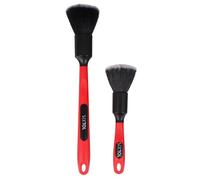 SIXTOL CAR DETAILING BRUSH 2 PRO | Set di 2 Pennelli Larghi con Manico Ergonomico per Pulizia Auto | Interni ed Esterni