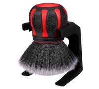 SIXTOL CAR DETAILING BRUSH BALL | Pennello grande per detailing auto | Setole morbide in seta sintetica | Con impugnatura ergonomica e supporto
