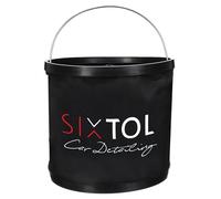 SIXTOL CAR Detailing Bucket 1 | Secchio per acqua pieghevole | Secchio per lavaggio auto | 9 litri | Secchio salvaspazio | Accessori per il lavaggio auto | Pieghevole | Portatile | Secchio per acqua