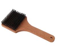 SIXTOL CAR Detailing Wood Brush 4 | Spazzola piatta per pneumatici bicicletta | 8 x 6,5 cm