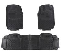 SIXTOL CAR MAT UNI SET 2 | Set Universale di 3 Tappetini in Gomma per Auto | Protezione Completa Anteriore e Posteriore