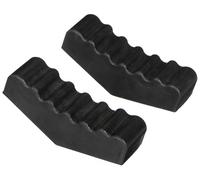 SIXTOL CAR Stand PRO 6T - Rivestimento in gomma protettiva per cavalletto, 2 pezzi, previene danni alla vernice, graffi e ammaccature, resistenti cuscinetti in gomma SBR/NR, 10,5 x 2,5 - 3 cm, colore: