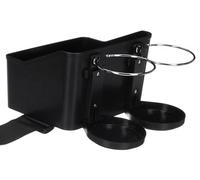 SIXTOL CAR STORAGE 2 | Braccioli auto portabevande | Organizer multifunzione per seggiolino auto con portabevande pieghevole | Supporto per cellulare per auto per caffè, bevande, bicchieri d'acqua