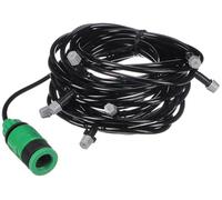 SIXTOL GARDEN MIST - Tubo flessibile per irrigazione da giardino, 20 m, con 20 ugelli, irrigazione da giardino, raffreddamento nei giorni caldi, per serre, pergolati, cespugli, facile da usare, nero
