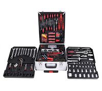 SIXTOL HOME 299 pezzi in una valigetta di attrezzi | Set da 15 kg in una valigetta di alluminio