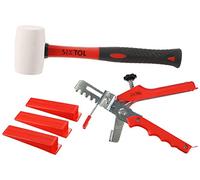 SIXTOL LEVEL SYSTÉM STARTER 1 Set di Attrezzi per livellamento, Rosso