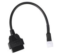 SIXTOL Mechanic Cable 13 | OBD-II Riduzione a 3 Pin Compatibile con motociclette Yamaha | Adattatore diagnostico | Diagnostica Moto | Accessori Officina | Affidabile | Flessibile | Robusto
