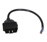 SIXTOL Mechanic Cable 28, Cavo di prolunga OBD-II, connettore Femmina a 16 Pin, Cavo da 30 cm, Dispositivo diagnostico, flessibilità, Manutenzione del Veicolo, Accessori da Officina