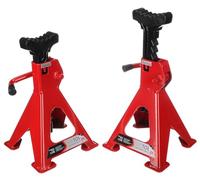 SIXTOL Mechanic Car Stand PRO 2T | Cavalletti di Supporto Auto | 2 Pezzi | Portata 2 tonnellate | Altezza Regolabile | Struttura in Acciaio Stabile