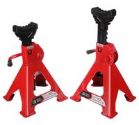 SIXTOL Mechanic Car Stand PRO 3T | Cavalletti di Supporto Auto | 2 Pezzi | Portata 3 tonnellate | Altezza Regolabile | Struttura in Acciaio Stabile