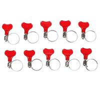 SIXTOL MECHANIC CONNECT 16-25mm | Set di 10 Fascette Stringitubo con Farfalla | Acciaio Inox Regolabile