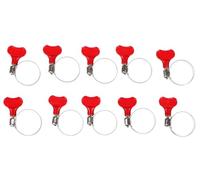 SIXTOL MECHANIC CONNECT 18-32mm | Set 10 fascette stringitubo con farfalla | Acciaio inox | Montaggio senza attrezzi