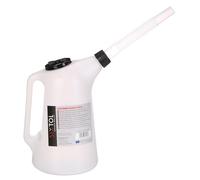 SIXTOL MECHANIC FLUID CAN 2L | Tanica in plastica per liquidi operativi 2 litri | Contenitore resistente con beccuccio flessibile per rabbocchi precisi