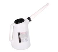 SIXTOL MECHANIC FLUID CAN 5L | Tanica in plastica per liquidi di servizio con beccuccio flessibile | Contenitore graduato 5 litri
