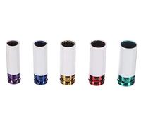SIXTOL MECHANIC IMPACT 3 | Set di 5 Bussole a Urto 1/2" in Acciaio CrMo | Rivestimento Protettivo per Cerchi in Lega