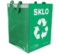 SIXTOL SORT EASY GLASS | Borsa Verde per Raccolta Differenziata Vetro 36 L 30x30x40 cm | Compatibile con Sistema di Smistamento Rifiuti