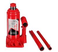 SIXTOL SX Bottle Jack 32T | Cric idraulico | 32 tonnellate | Compatto | Struttura in acciaio | Carico pesante | Manutenzione del veicolo | Camion | Rimorchio rosso 16 t