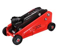SIXTOL SX Jack SUV 2,5T | Cric idraulico | 2,5 tonnellate | SUV | Area di sollevamento superiore | Mobili | Struttura in acciaio | Valigetta per il trasporto, Rosso