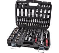 SIXTOL TOOL SET 108 pezzi in una cassetta degli attrezzi, set da golf, chiavi in acciaio CrV